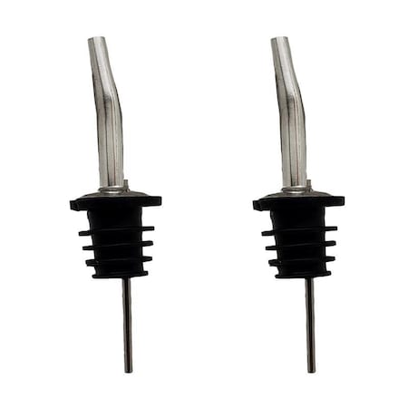 Bary3 BarY3 Black/Silver Stainless Steel Liquor Pourer BAR-0141